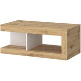 Modern Living Klubska Miza Luci, Bela, Barva Hrasta | Shoptok.si