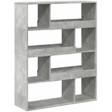  Regal za knjige boja betona 100x33x125,5 cm konstruirano drvo | Shoptok.si