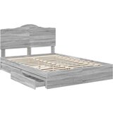  Postelja s shranjevanjem z vzglavjem Siva Sonoma 150 x 200 cm, (5000107028) | Shoptok.si
