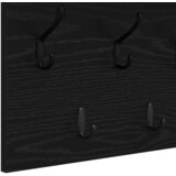  Vješalica za kapute na zidu Zidne Crni hrast 100 x 40 x 12 cm | shoptok.hr