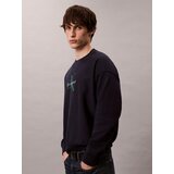 Calvin Klein Jeans Sweater majica morsko plava / menta / bijela | shoptok.hr