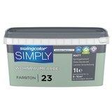 SWINGCOLOR Boja za zid Simply (Zelena – br. 23, Mat, 1 l) | shoptok.hr