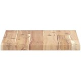  Plutajuće police 3 kom 40x30x2 cm Neobrađeno puno drvo akacije | Shoptok.si