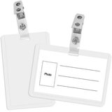  Identifikacijska kartica s clip kopčom 90 x 55 mm, horizontalna | shoptok.hr