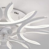 Brilagi LED prigušiva plafonski ventilator LED/70W/230V prečnik 76 cm bela + daljinski upravljač | Eponuda.com