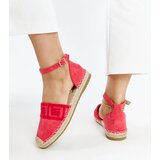 Gemre Dark pink espadrilles with decorative embroidery Sonja | ePonuda.com