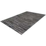 Kayoom RAVNO TKANA PREPROGA 170/240 cm tkano temno siva | Shoptok.si