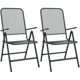  Vrtna garnitura - 3-dijelni vrtni blagovaonski set ekspandirani metal antracit - Dužina stola 60 cm 2 | shoptok.hr