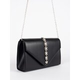 Shelvt Black clutch bag with decorative crystals Cijene