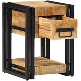  Noćni ormar s ladicama Smeđa 30 x 30 x 40 cm Čvrsto drvo manga | shoptok.hr