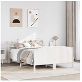 vidaXL Okvir kreveta bez madraca bijeli 160x200 cm od masivne borovine | shoptok.hr