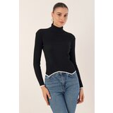 Bigdart 15823 Turtleneck Knitwear Sweater - Black Cene