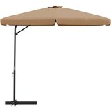  Zunanji senčnik z jeklenim drogom 300 cm taupe, (20610592) | Shoptok.si