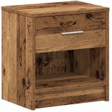  Noćni ormarići 2 kom s ladicama staro drvo 39x28x41 cm - Staro drvo 2 | shoptok.hr