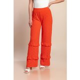 Fenzy Dolge Hlače Z Visokim Pasom, Oranžne | Shoptok.si