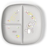 Chicco krožnik porcijski grey | Shoptok.si