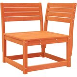 vidaXL Vrtni kotni kavč z blazinami rjav 73x73x78 cm trdna borovina | Shoptok.si