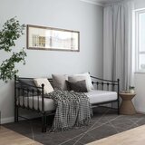vidaXL Okvir za krevet na razvlačenje crni metalni 90 x 200 cm | shoptok.hr