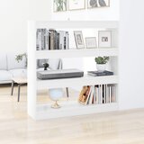 The Living Store Knjižna omara/pregrada bela 100x30x103 cm - Knjižna Omara, (21436500) Cene