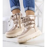 Gemre Golden snow boots with Houle drawstrings | Shoptok.si