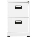 vidaXL arhivska omarica bela 46x62x72,5 cm jeklo | Shoptok.si