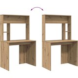 vidaXL Stol s policom hrast artisan 91 x 50 x 149 cm Konstruirano drvo | shoptok.hr