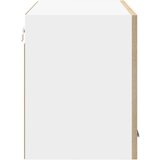 vidaXL Viseča omarica Riga Sonoma hrast in bela 80 x 31 x 40 cm | Shoptok.si