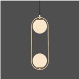 Squid Lighting Viseča svetilka v zlati barvi s steklenim senčilom ø 20 cm Arch – | Shoptok.si