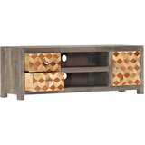 Furnova TV omarica siva 120x30x40 cm trden mangov les, (21922500) | Shoptok.si