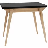 Ragaba Zložljiva jedilna miza s črno ploščo 65x90 cm Envelope - Ragaba