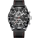  Moška ura POEDAGAR PJ - 41323 - Črna / Srebrna KP41323 | Shoptok.si