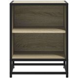 vidaXL Nočna omarica sonoma hrast 40x31x50 cm inž. les in kovina | Shoptok.si