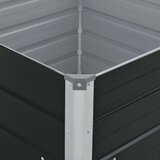  Povišena vrtna gredica 100x100x45 cm pocinčani čelik antracit | shoptok.hr