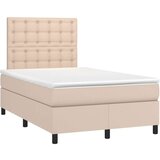  Krevet s oprugama i madracem LED 120x190 cm umjetna koža | shoptok.hr
