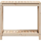  Stol za sadnju s policom 82,5 x 50 x 75 cm od masivne borovine | shoptok.hr