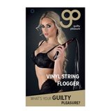 GUILTY PLEASURE BiČ Gp Vinyl String Flogger Black Cene
