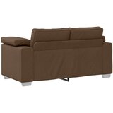 SOFA 3 pcs Smeđa 219 x 80 x 82 cm Platnasta tkanina | shoptok.hr