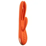 HoneyPlayBox Rabbit vibrator - Terri Kinky Finger Tapping, z aplikacijo, oranžen