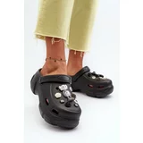 Kesi Women's foam slippers with solid soles, Black Matirra