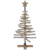  Božično drevo z stojalom Rjava 90 cm Trdna tikovina, (5000066060) | Shoptok.si