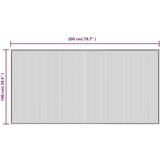  Pravokutni crni 100 x 200 cm od bambusa | shoptok.hr