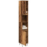  Kopalniška omarica starinski les 30x30x190 cm inženirski les Cene