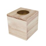  Drveni svijećnjak za decoupage - kocka (dekupaž na drvu) | Eponuda.ba