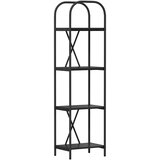 vidaXL Polica Crni hrast 40 x 30 x 146 cm Konstruirano drvo | shoptok.hr