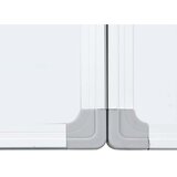  Magnetna bijela ploča sklopiva 150 x 100 x 1,7 cm aluminijska | shoptok.hr