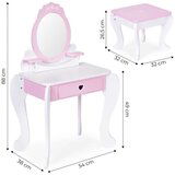 Veliki sto za šminkanje za decu Pink | ePonuda.com