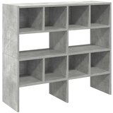 vidaXL Regal za čevlje 2 kosa zložljiva betonsko sivo 89,5x30x40 cm | Shoptok.si