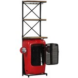 vidaXL Omarica za vino traktor 49x32x183 cm trden mangov les | Shoptok.si