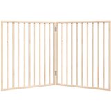  Vrata za pse s 2 panela sklopiva 160 cm od drva topole | shoptok.hr
