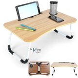 Vilde 568018 - sklopivi stalak za laptop - boja drveta 61,5 x 40 x 26cm" | ePonuda.com